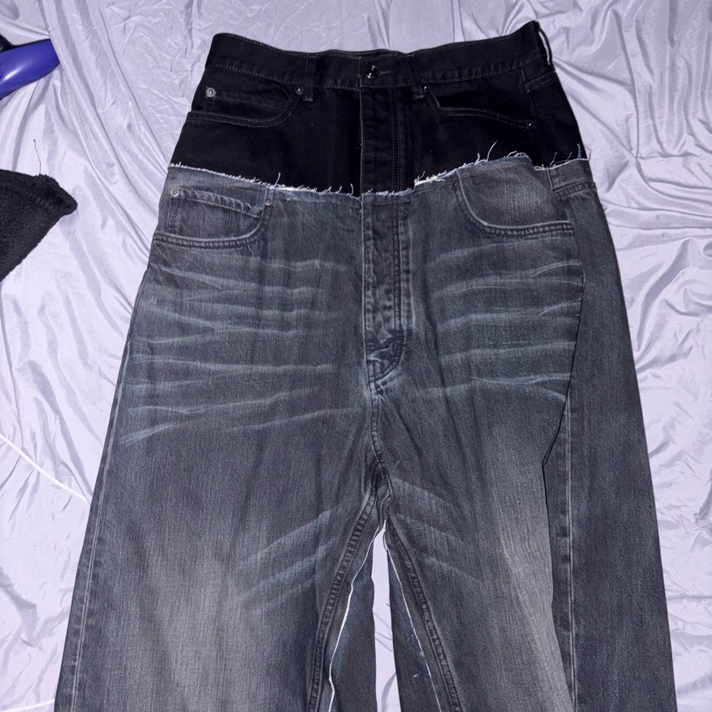 Balenciaga split denim